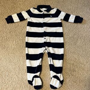RALPH LAUREN BOYS SIZE 9 MONTHS FLEECE PAJAMAS